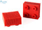 PN 130297 Propack Thin Nylon Bristle Vector 5000 Red Round Foot Block