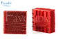 130298 703493 Red Nylon Bristle Blocks nadaje się do Vector 2500 Maszyna do cięcia